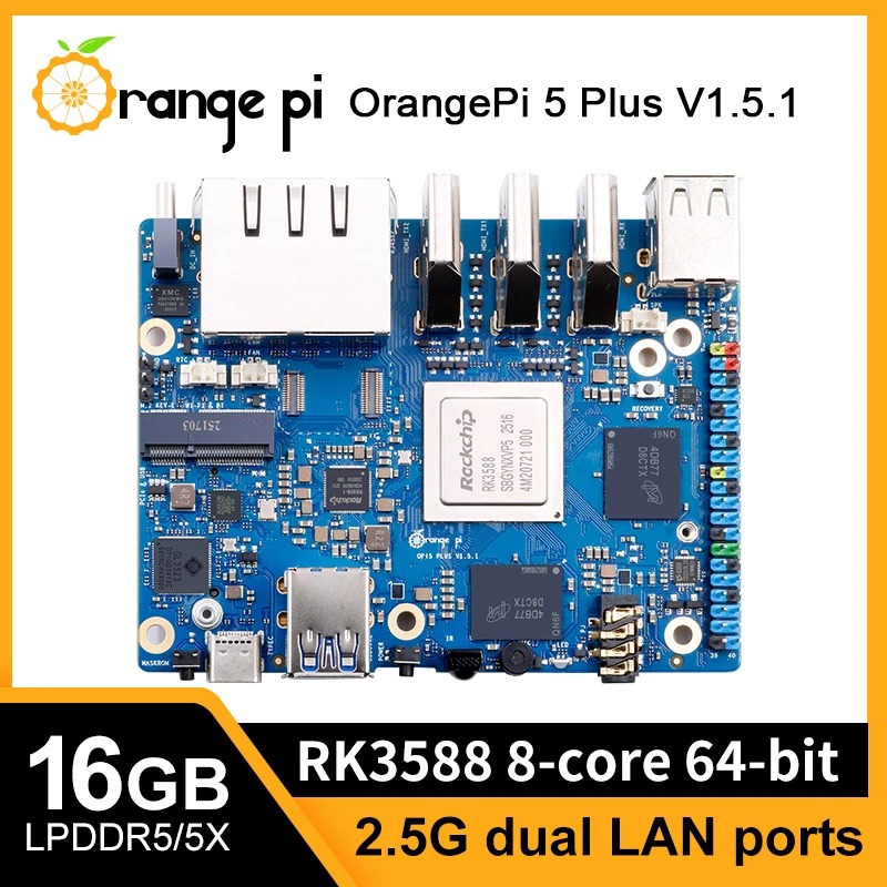 TopElec オレンジ Pi5 Plus 16GB シング - Rk3588 Mini Pc Board のレビューと価格