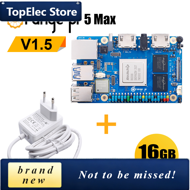 TopElec OrangePi 5 Max 16GB V1 - Orange Pi 5 Max Rk3588 のレビューと価格
