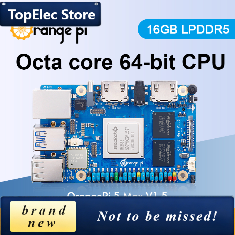 TopElec Orange Pi 5 Max 16GB V - Orange Pi 5 Max Rk3588 のレビューと価格
